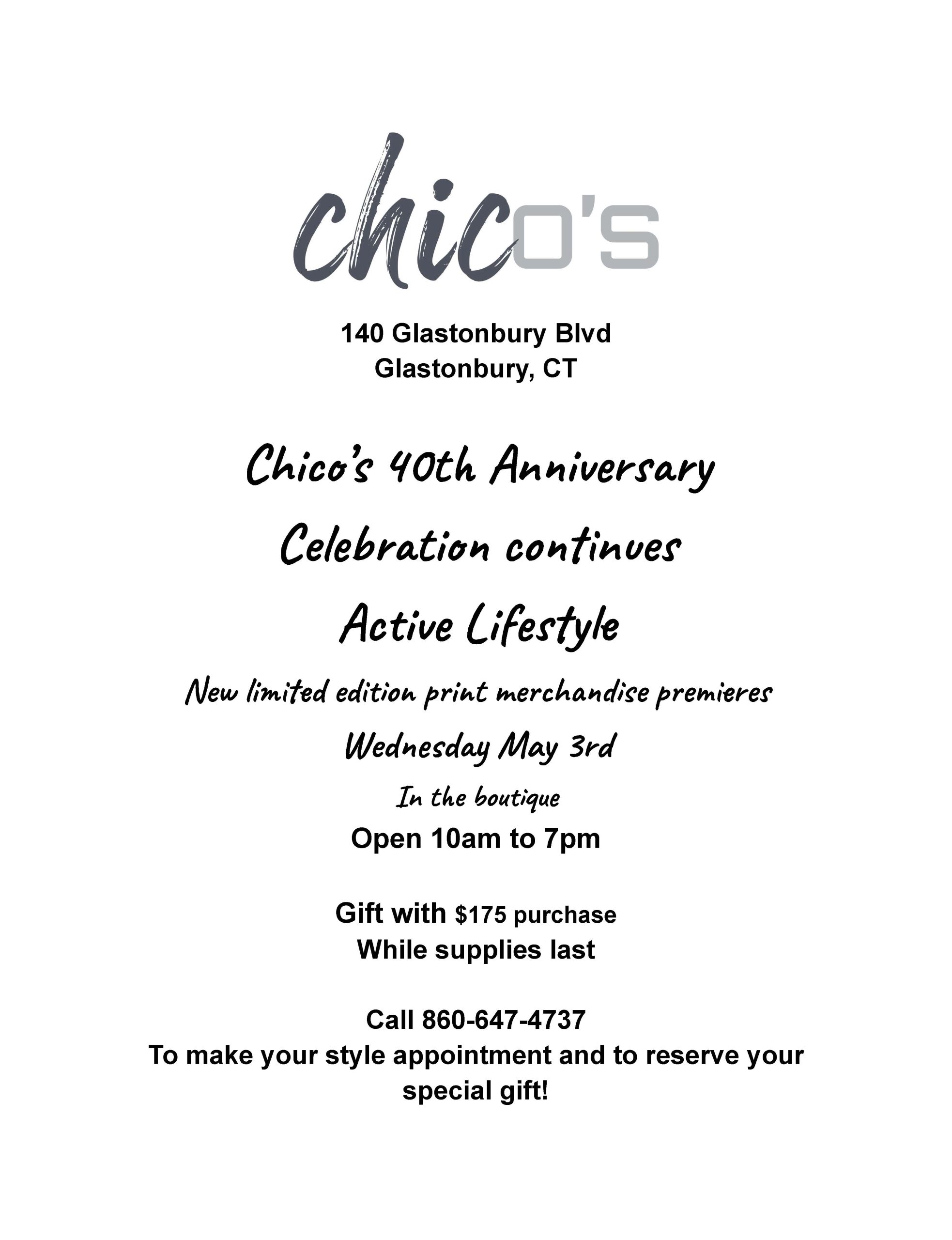 Chico’s – Limited Edition – Active Lifestyle icon