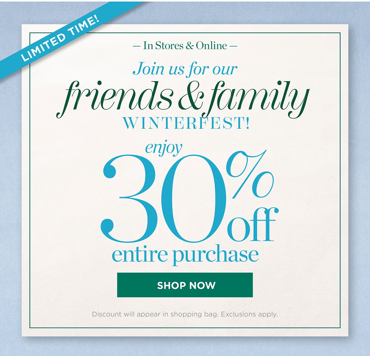 Friends & Family Event at Talbots! icon